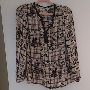 Colter Women's Blouse - Leopard Print NWOT